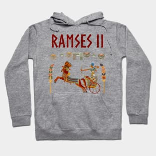 Pharaoh Ramses II Chariot Ancient Egypt Hoodie